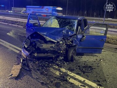 Tragedia na drodze: w wypadku zginął 60-letni kierowca Wypadek na ulicy Oświęcimskiej w Chorzowie