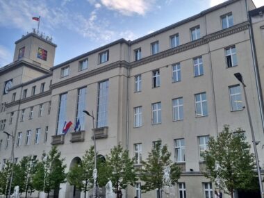 Nocne zwiedzanie Urzędu Miasta Chorzów Chorzow urzad miasta