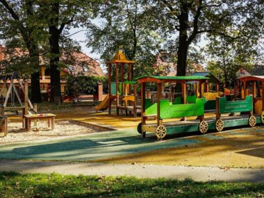 Czeka nas remont placu zabaw w Parku Giszowieckim Giszowiec remont plac zabaw 1