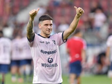 Luka Zahović i Erik Janža z Górnika Zabrze w kadrze Słowenii Janza zahovic prof