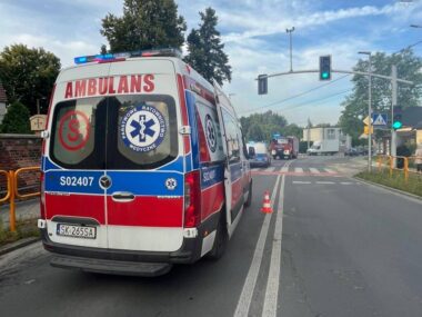 Poranna kolizja w Starych Tarnowicach Kolizja w Tarnowskich Górach-Starych Tarnowicach