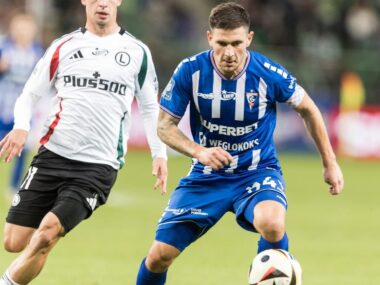 Górnik Zabrze remisuje w Warszawie w Legią w Ekstraklasie Legia gornik prof