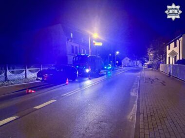 Kolizja w Miasteczku Śląskim na DW 908 Kolizja w Miasteczku Śląskim