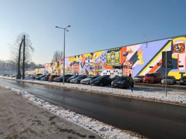 Rozstrzygnięto konkurs na mural w TG. Wygrała Karolina Fabia Mural tarnowskie gory 1