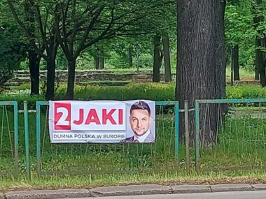 Nielegalne banery kandydatów PiS w Bytomiu? Nielegalne banery bytom 7