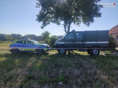 Wieszowa. Na polu odkryto... granat moździerzowy Granat moździerzowy w Wieszowie