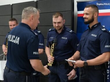 Rudzcy "patrolowcy" najlepsi w województwie Para patrolowa ruda slaska