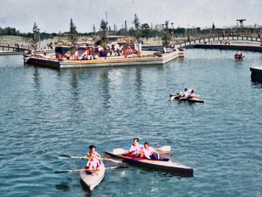 Tak wyglądały Kanał Regatowy i Duży Staw w Parku Śląskim Tak wyglądały Kanał Regatowy i Duży Staw w Parku Śląskim