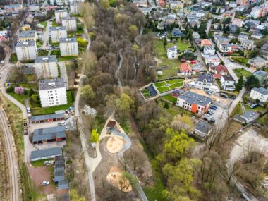 Park w dolinie rzeki Ślepiotki w Katowicach prawie gotowy Park slepiotka katowice