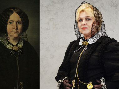 Jeszcze jedna nowa suknia na tarnogórski pochód gwarkowski Pauline Klausa z nową suknią na pochód gwarkowski