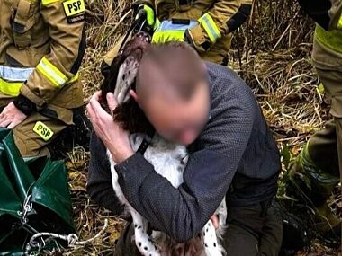 Niezabezpieczony szyb w Łaziskach Górnych. Do głębokiego na 10 metrów dołu wpadł pies Niezabezpieczony szyb w Łaziskach Górnych. Do głębokiego na 10 metrów dołu wpadł pies