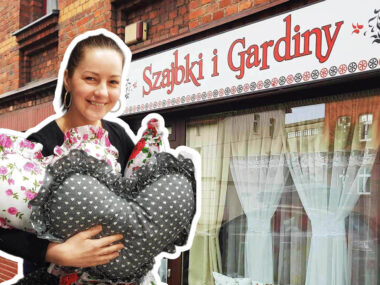Swoją pracownię na Frynie nazwała "Szajbki i Gardiny" Szajbki i Gardiny