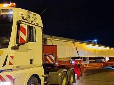 Wysoka kara dla przewoźnika, którzy nie dopilnował gabarytu Tir