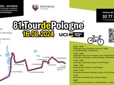Zmiany w organizacji ruchu z powodu Tour de Pologne Trasa tour
