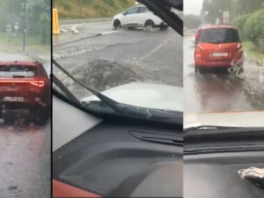 Wielka ulewa w Katowicach. Pozalewane drogi Ulewa Katowice