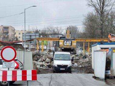 Trwa rozbiórka wiaduktów przy ul. Załęskiej i Przodowników Wiadukt