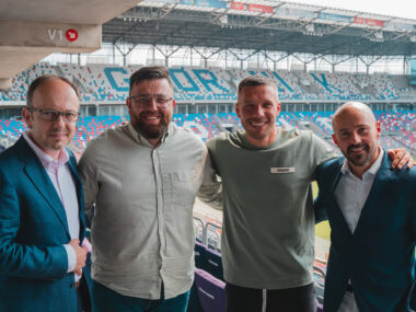 Konferencja prasowa z udziałem władz Górnika Zabrze Wladze gornika 2