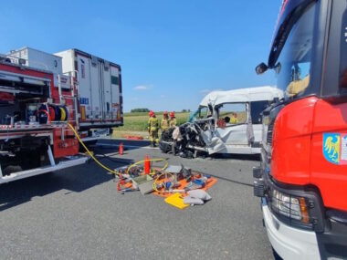 Tragiczny wypadek na A4 w Gliwicach. Jedna osoba nie żyje Wypadek a4 gliwice 30 lipca 2024 1