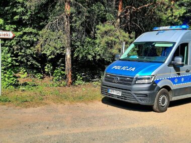 Wypadek motocyklowy w Miasteczku Śląskim. Na miejscu LPR Wypadek motocyklowy w Miasteczku Śląskim