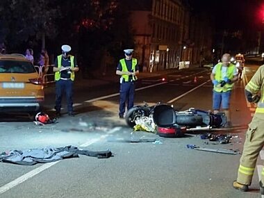 65-latek nie zauważył motocyklisty. Poważny wypadek w Wirku Wypadek motocykl ruda slaska 2