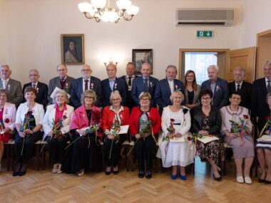 Mieszkańcy Zabrza świętowali Złote i Diamentowe Gody Małżeńskie jubileusze w Zabrzu
