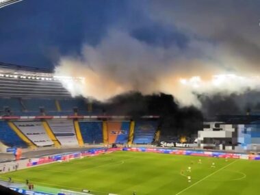 Zadyma na stadionie slaskim Zadyma na stadionie slaskim