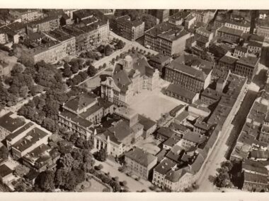 Kiedy nie było dronów. Zdjęcia dawnego Bytomia z powietrza Zdjecie lotnicze bytomia 1930