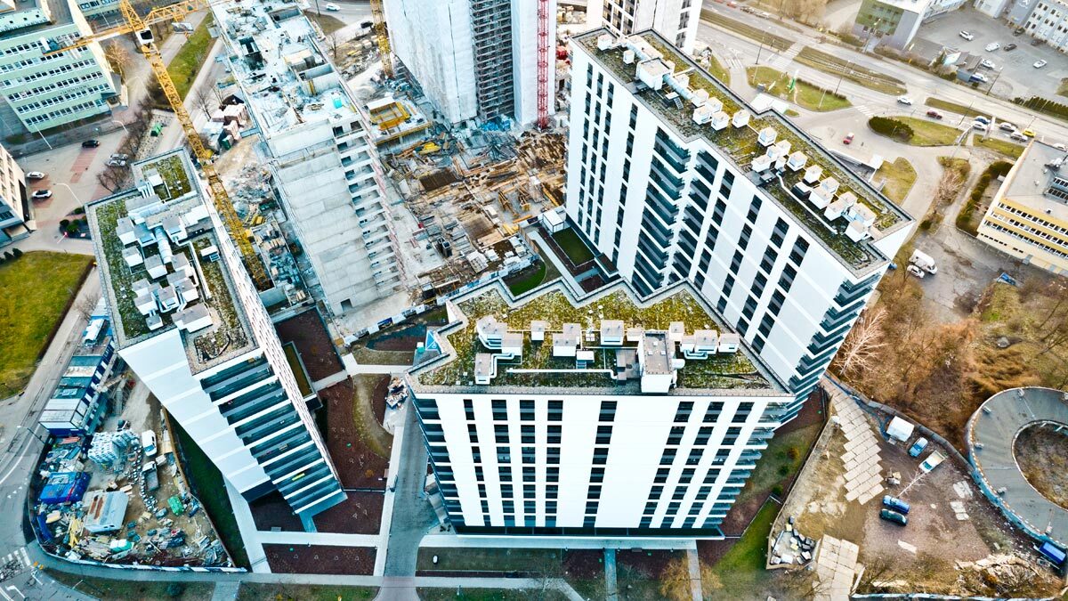 II etap osiedla Atal Sky+ w budowie