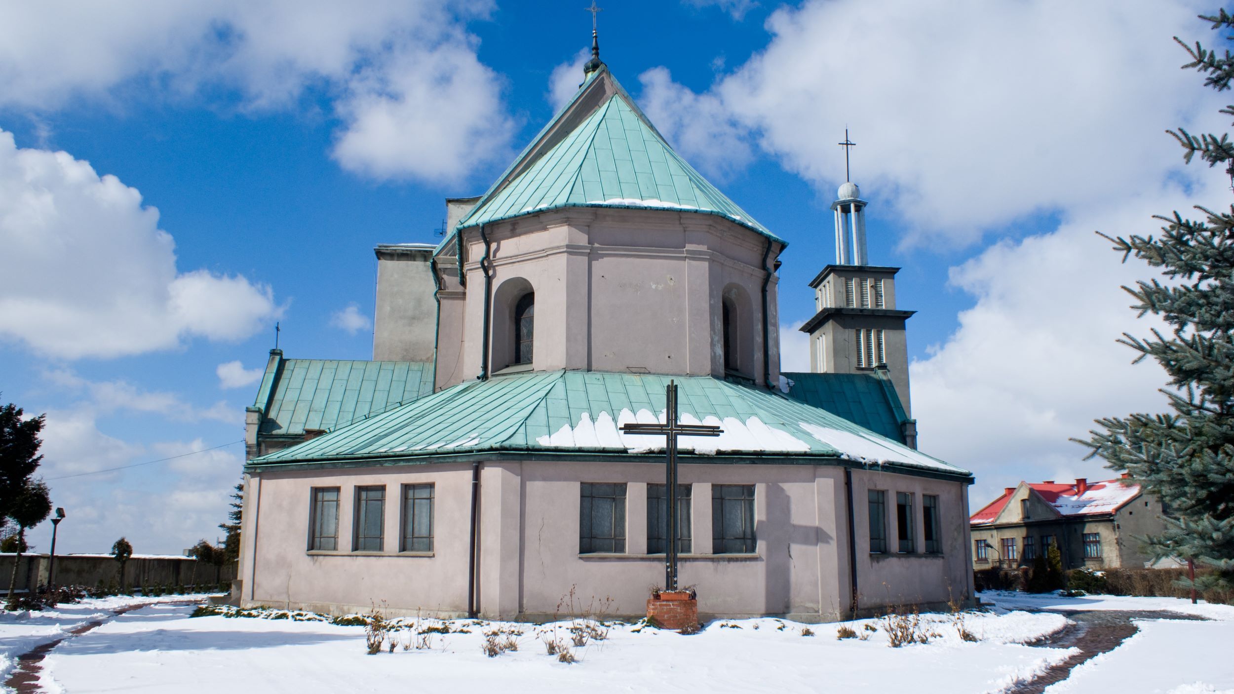 Będzin. Kościół św. Katarzyny. Fot. Autorstwa Arielbedzin - Praca własna, CC BY-SA 4.0, https://commons.wikimedia.org/w/index.php?curid=9747152
