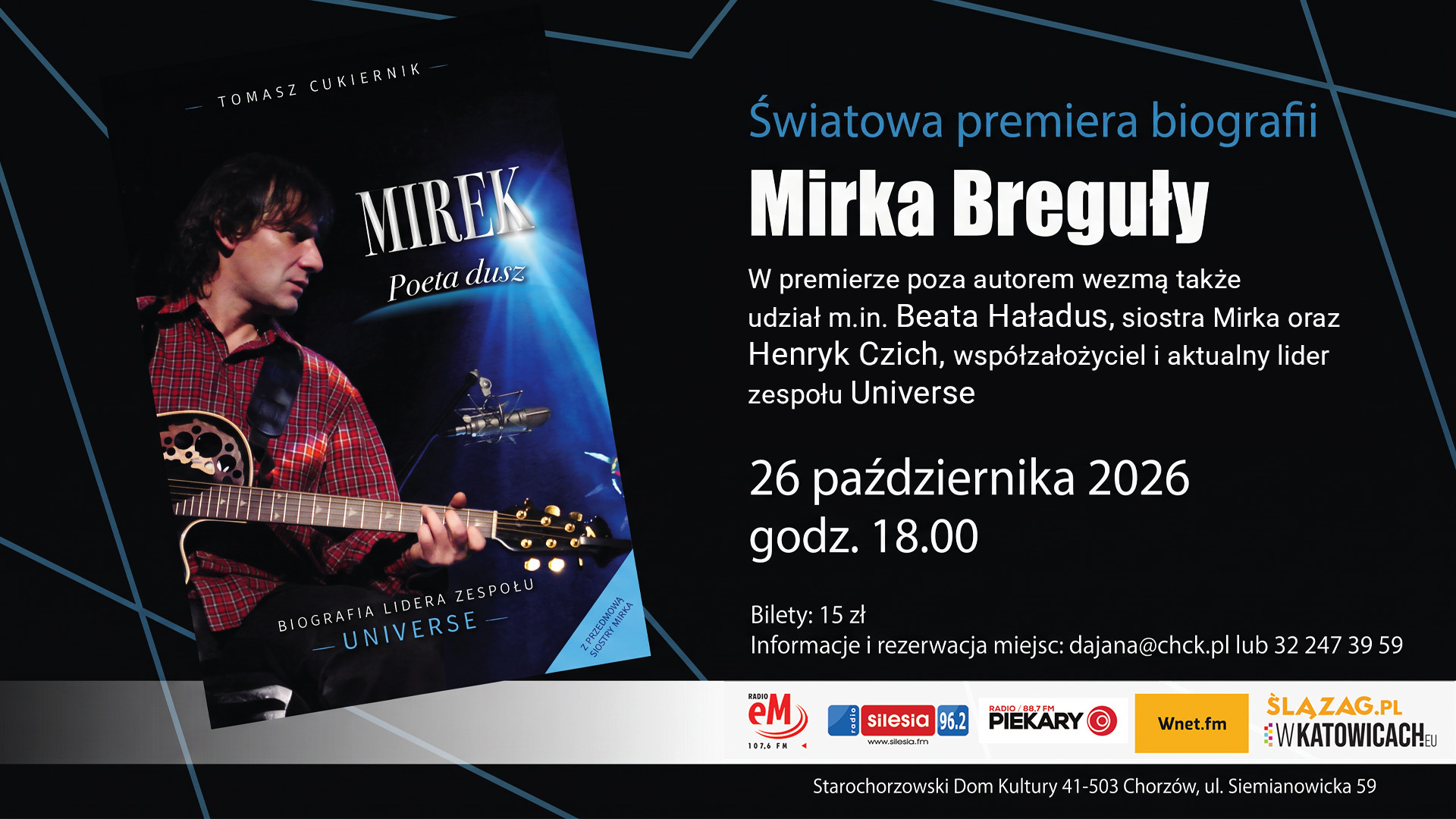 Pierwsza biografia Mirka Breguły z Universe - “Mirek. Poeta dusz” już w sprzedaży