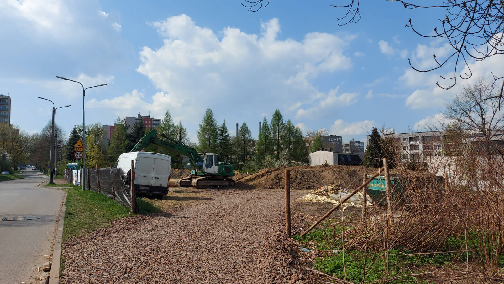 Budowa nowego bloku w Szombierkach