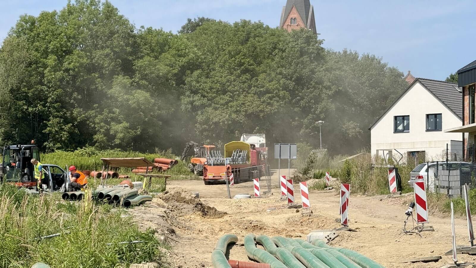 Szombierki i Bobrek zostaną połączone nową drogą. Trwa budowa