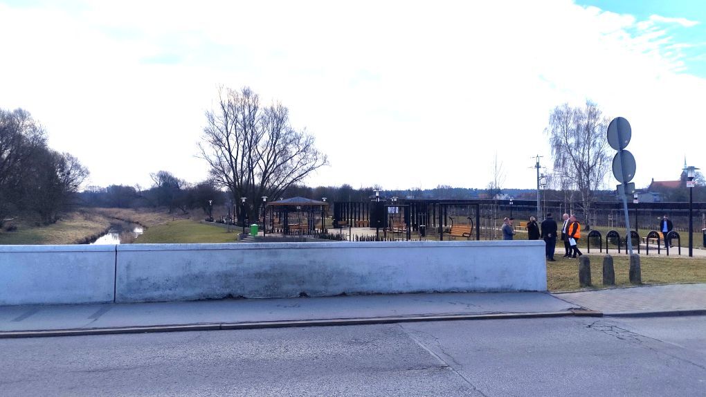 Przekazanie placu budowy nowego mostu w Kaletach