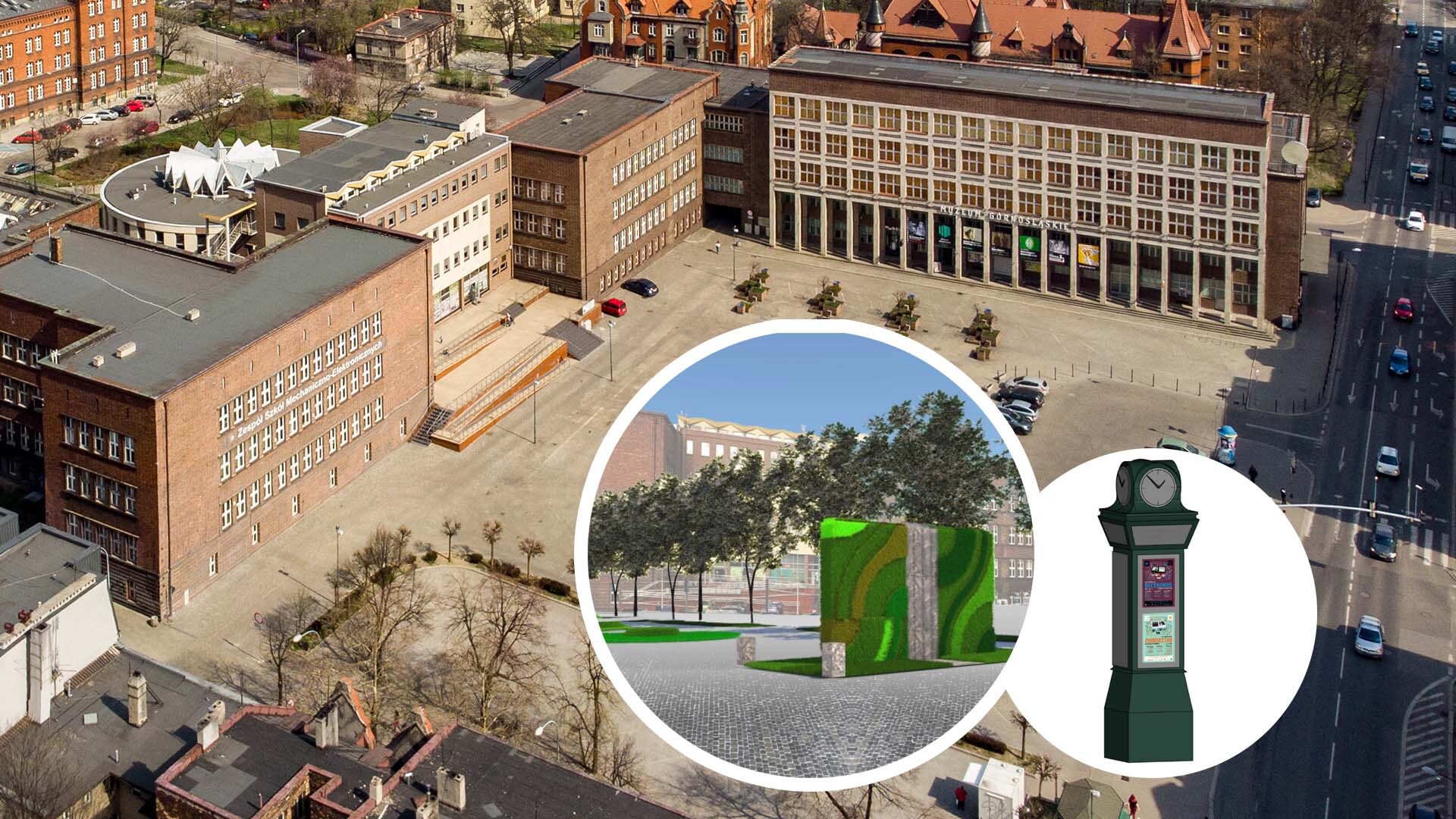 Tu zwykle realizowane są Dni Bytomia. Nadchodzi wielka przebudowa placu Sobieskiego w Bytomiu