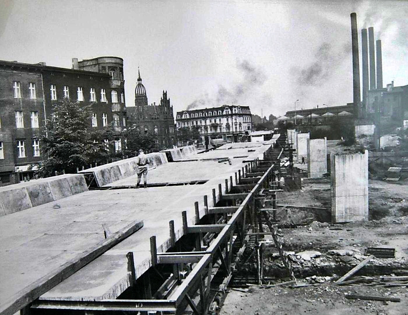 Chorzow budowa estakady um 28