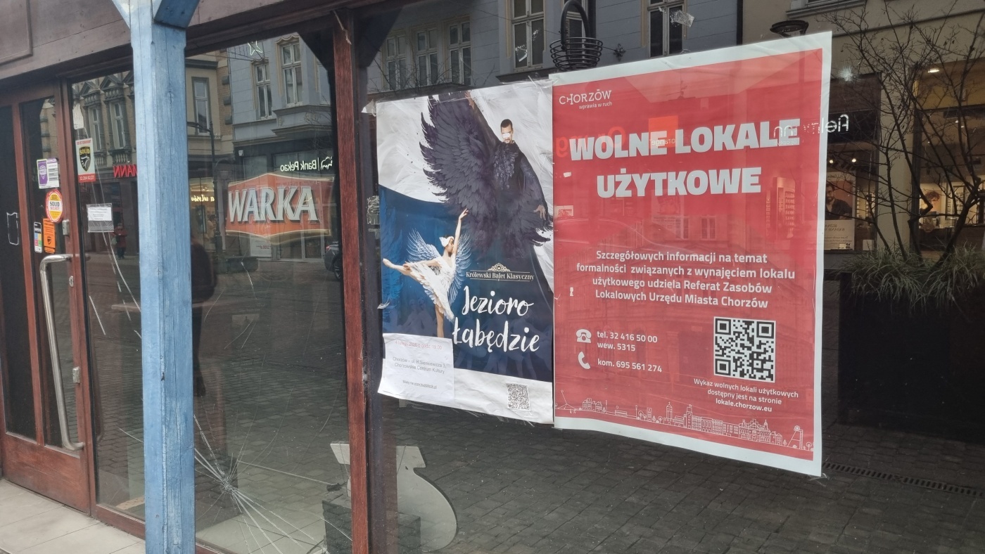 Wolności w Chorzowie. Ulica 'do wynajęcia"