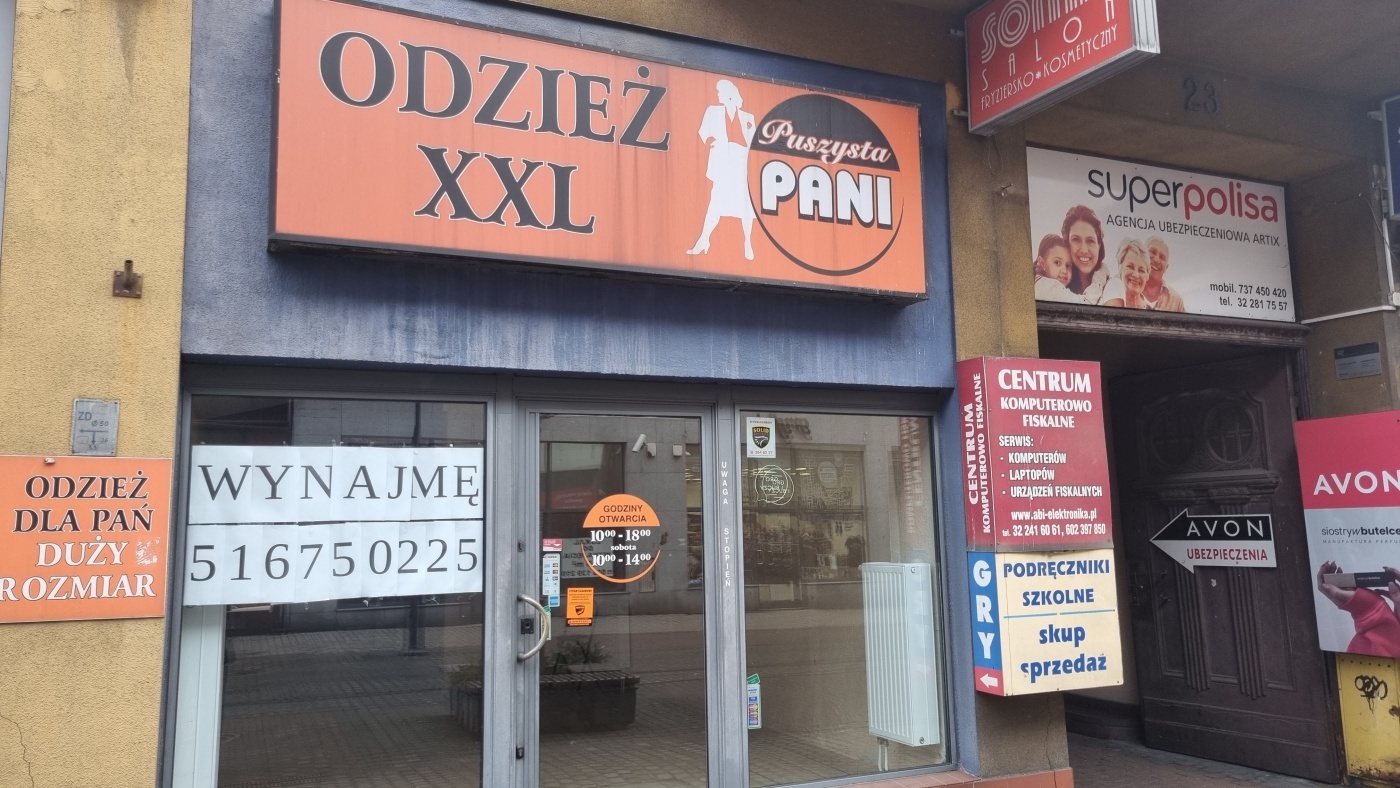 Wolności w Chorzowie. Ulica 'do wynajęcia"