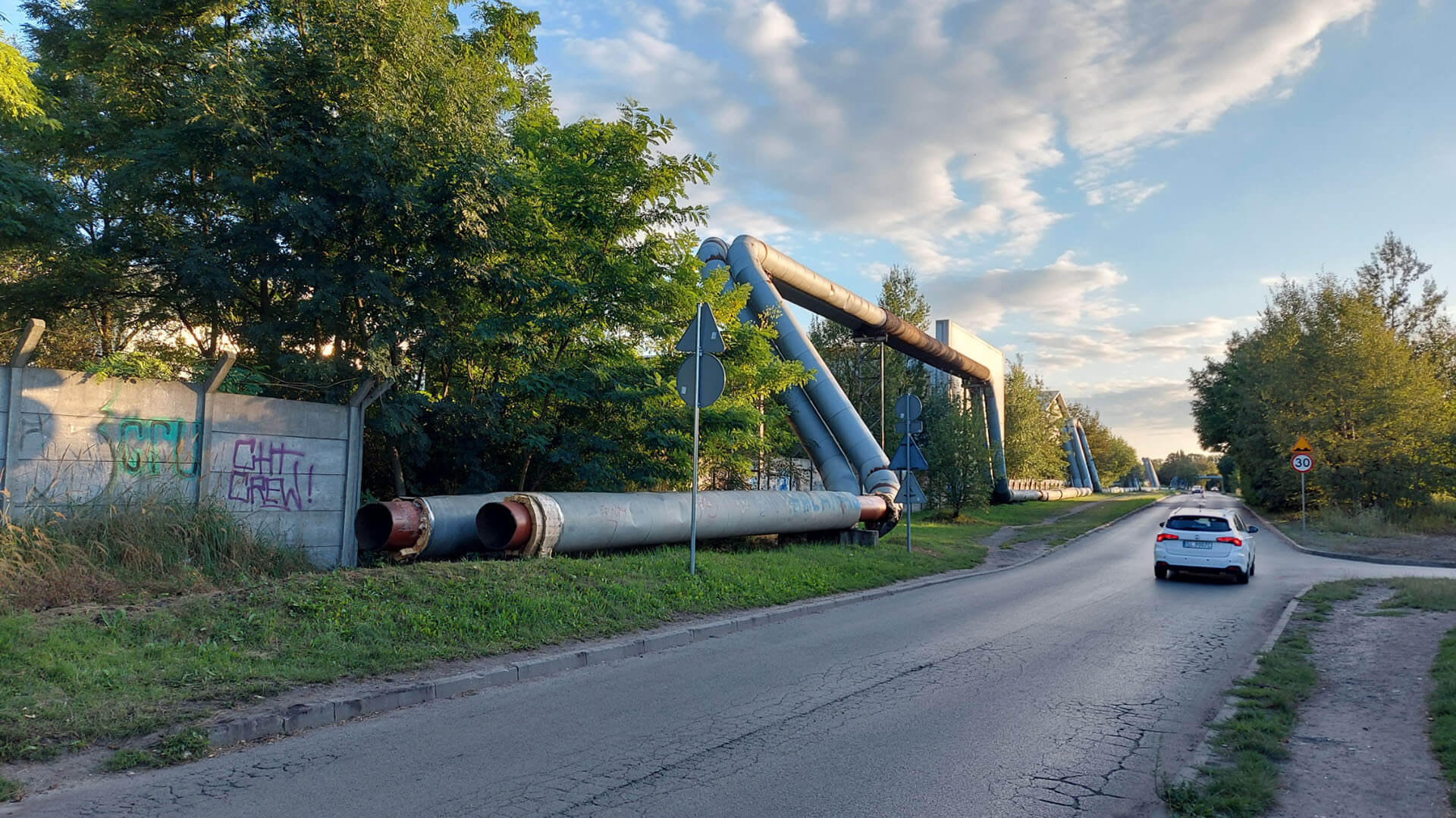 Likwidacja naziemnej linii ciepłowniczej przy ul. Kilara w Bytomiu