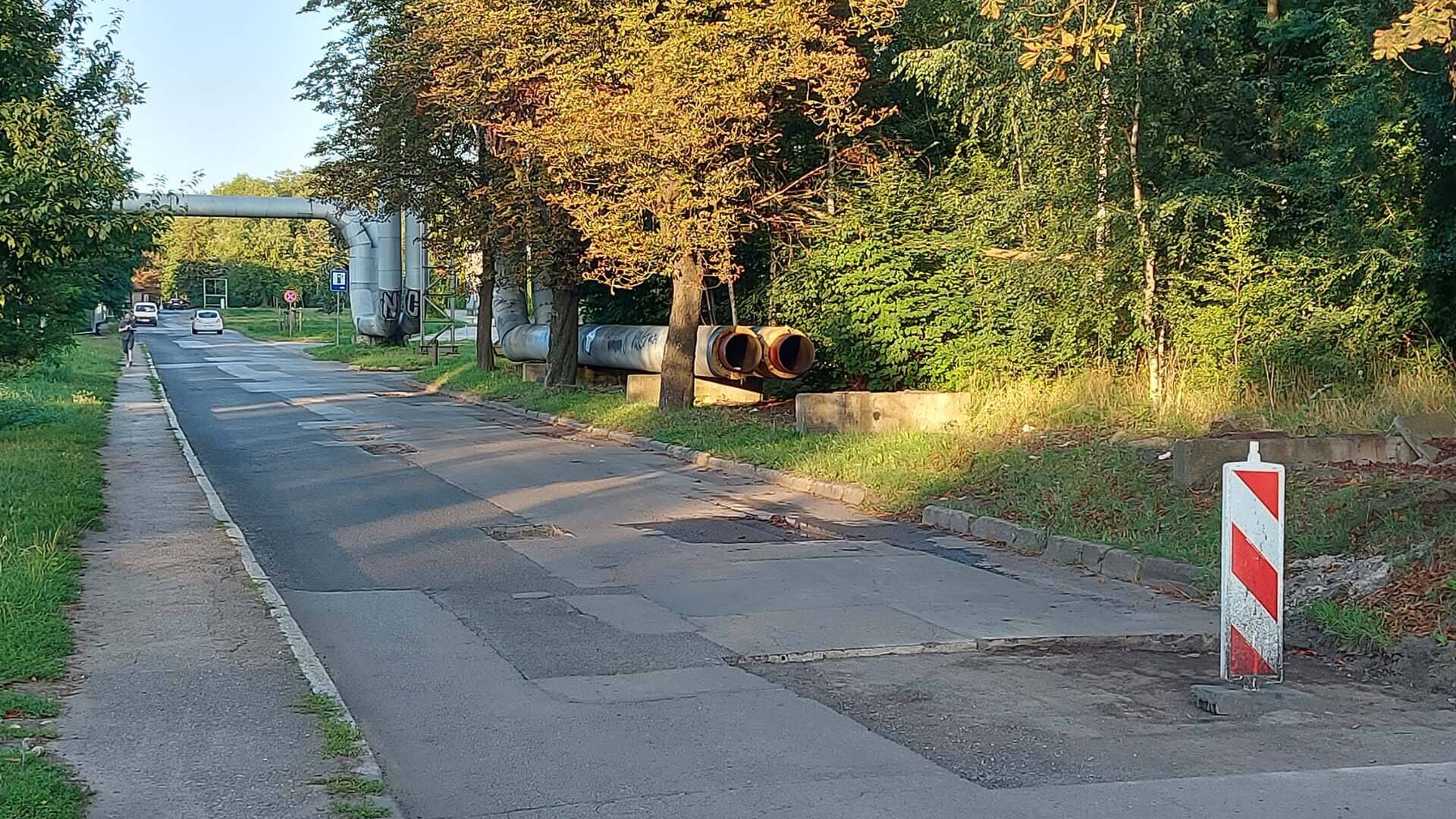 Likwidacja naziemnej linii ciepłowniczej przy ul. Kilara w Bytomiu