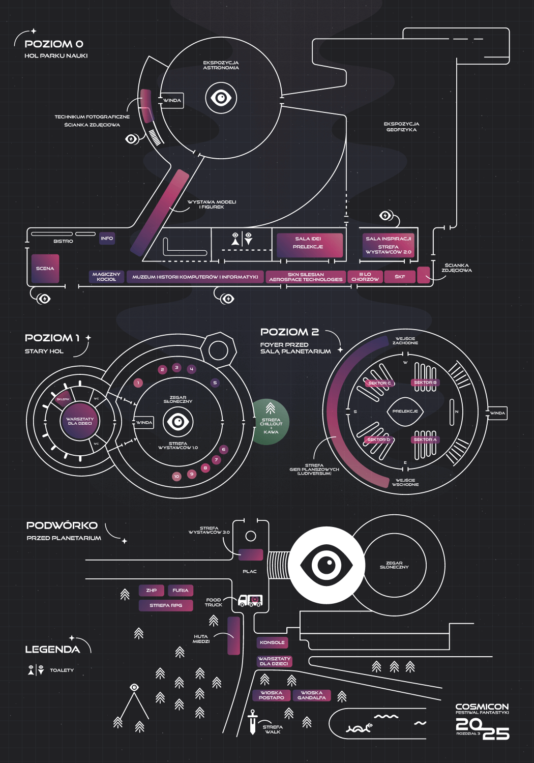 Cosmicon 2025 mapa