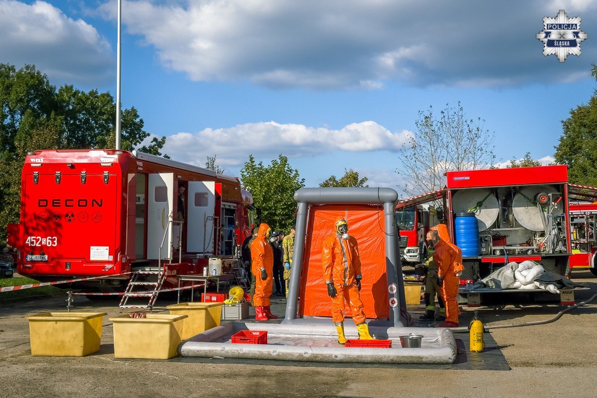 Cwiczenia policji zabytkowa kopalnia srebra 19