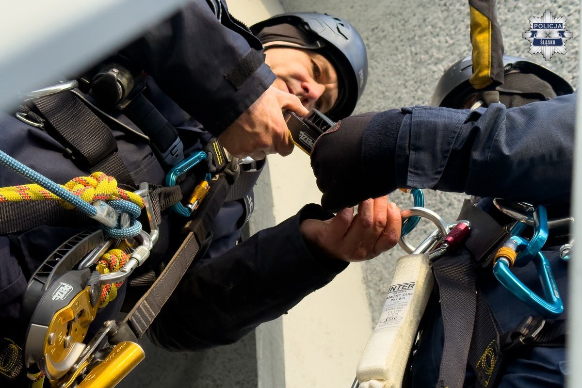 Cwiczenia policji zabytkowa kopalnia srebra 2