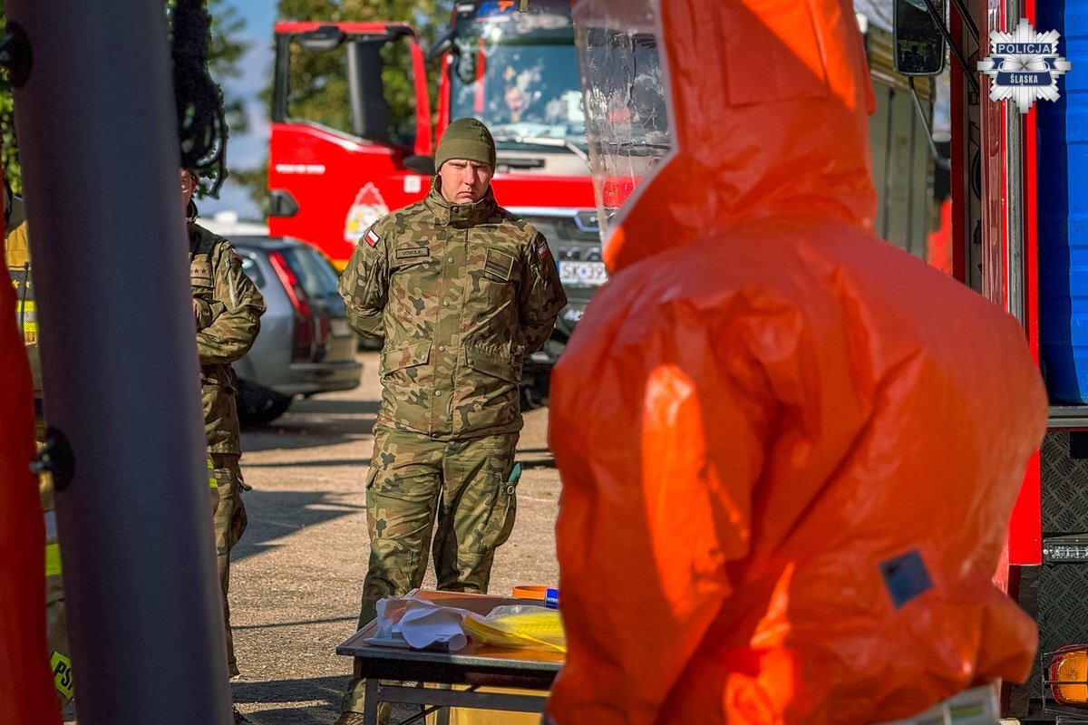 Cwiczenia policji zabytkowa kopalnia srebra 20