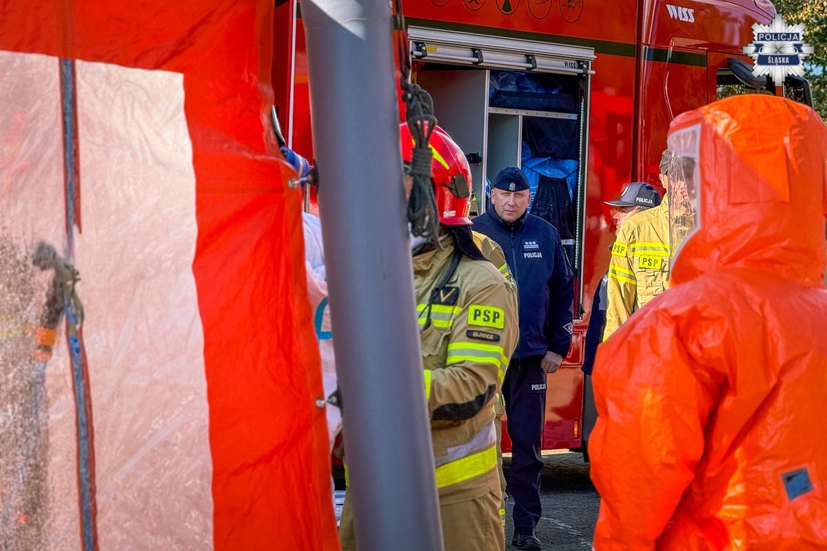 Cwiczenia policji zabytkowa kopalnia srebra 21