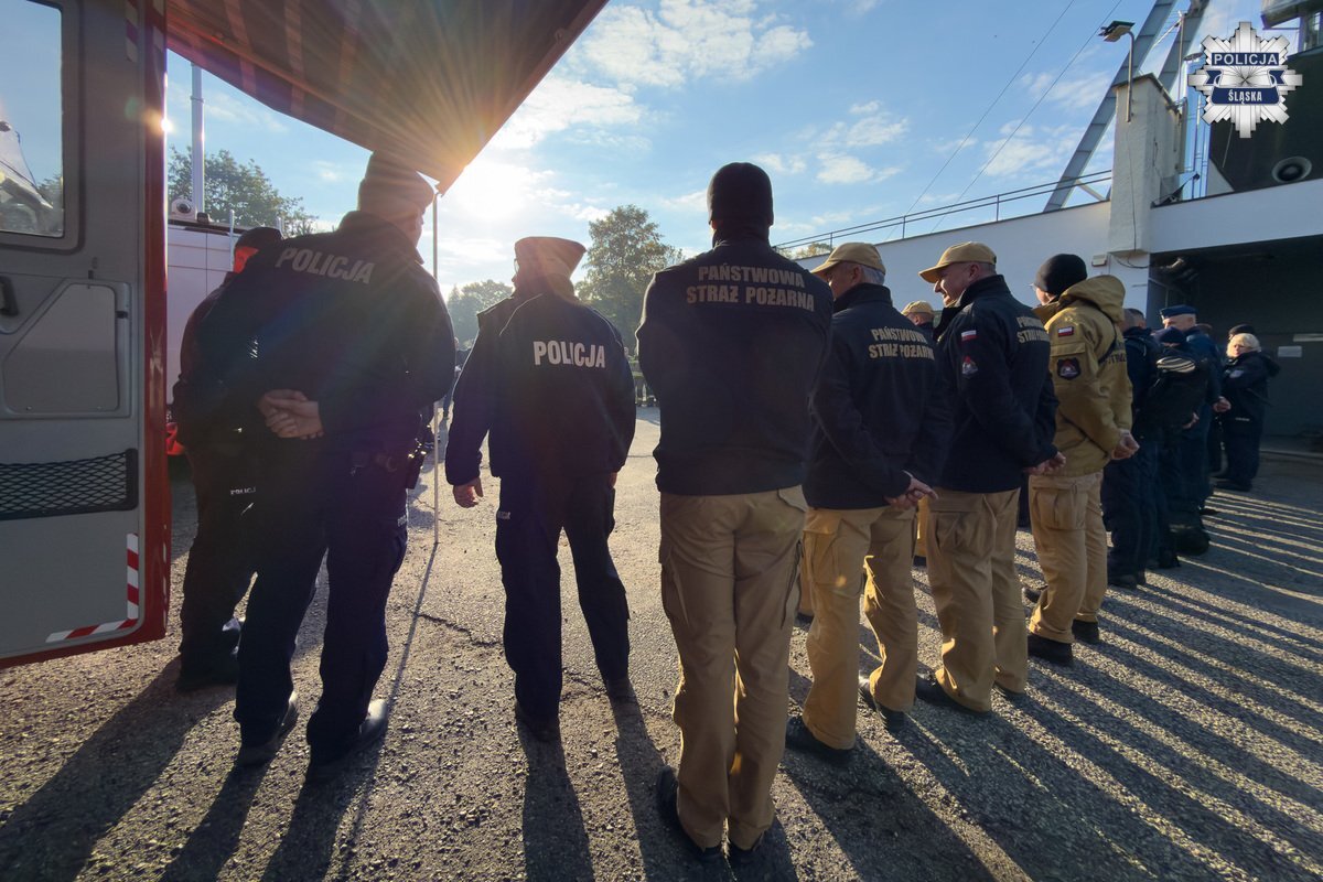 Cwiczenia policji zabytkowa kopalnia srebra 4