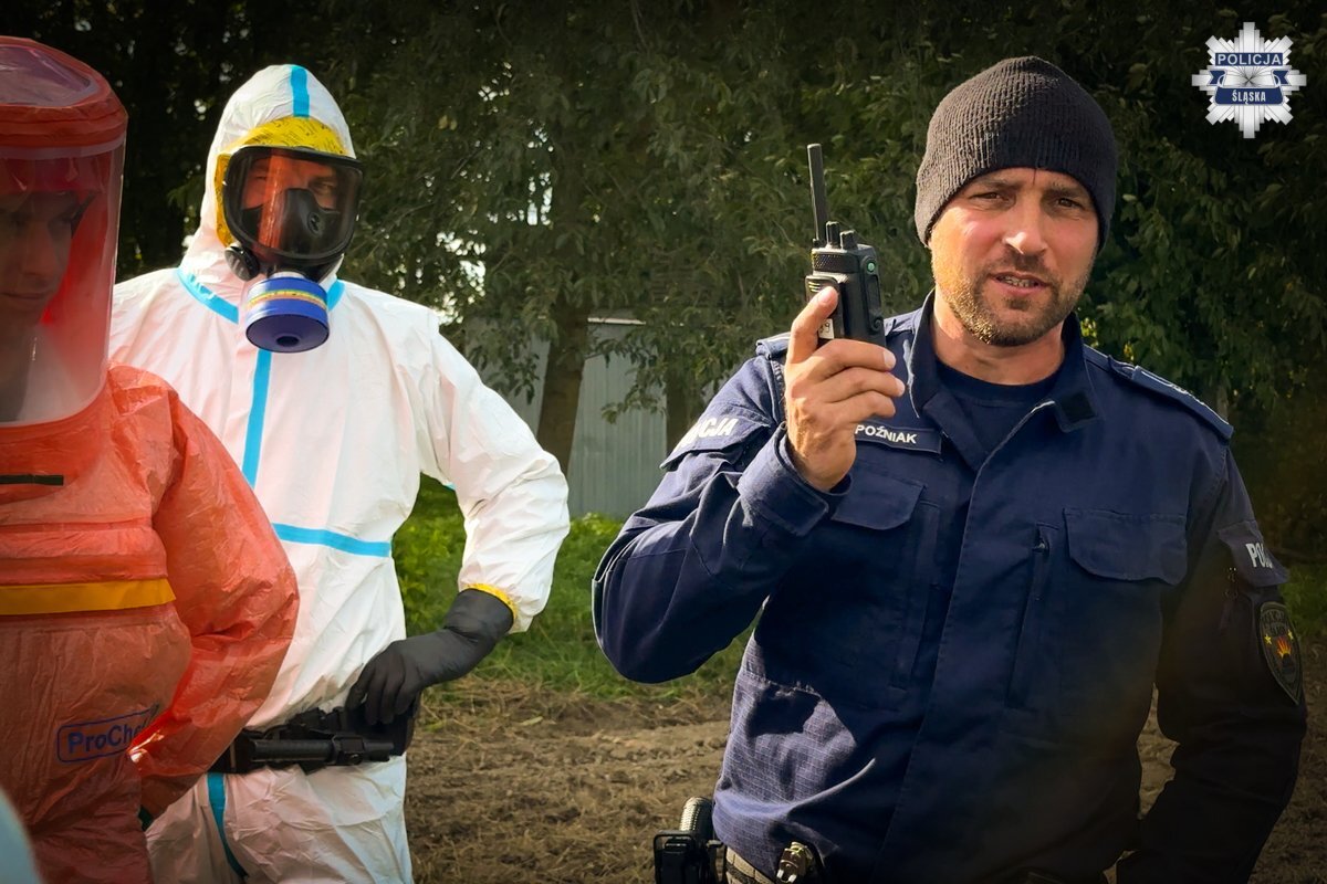 Cwiczenia policji zabytkowa kopalnia srebra 44