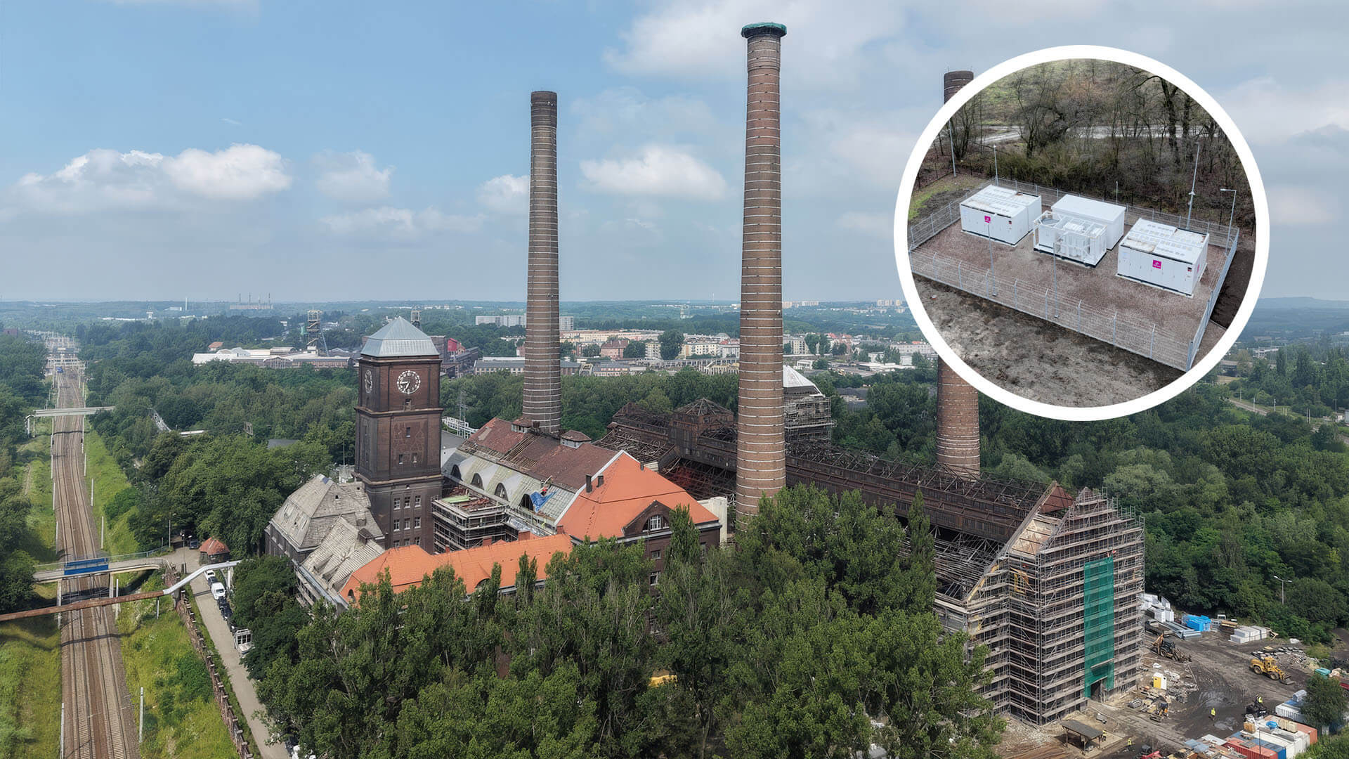 Gigantyczny powerbank u stóp EC Szombierki. Tauron chce zbudować magazyn energii w Bytomiu