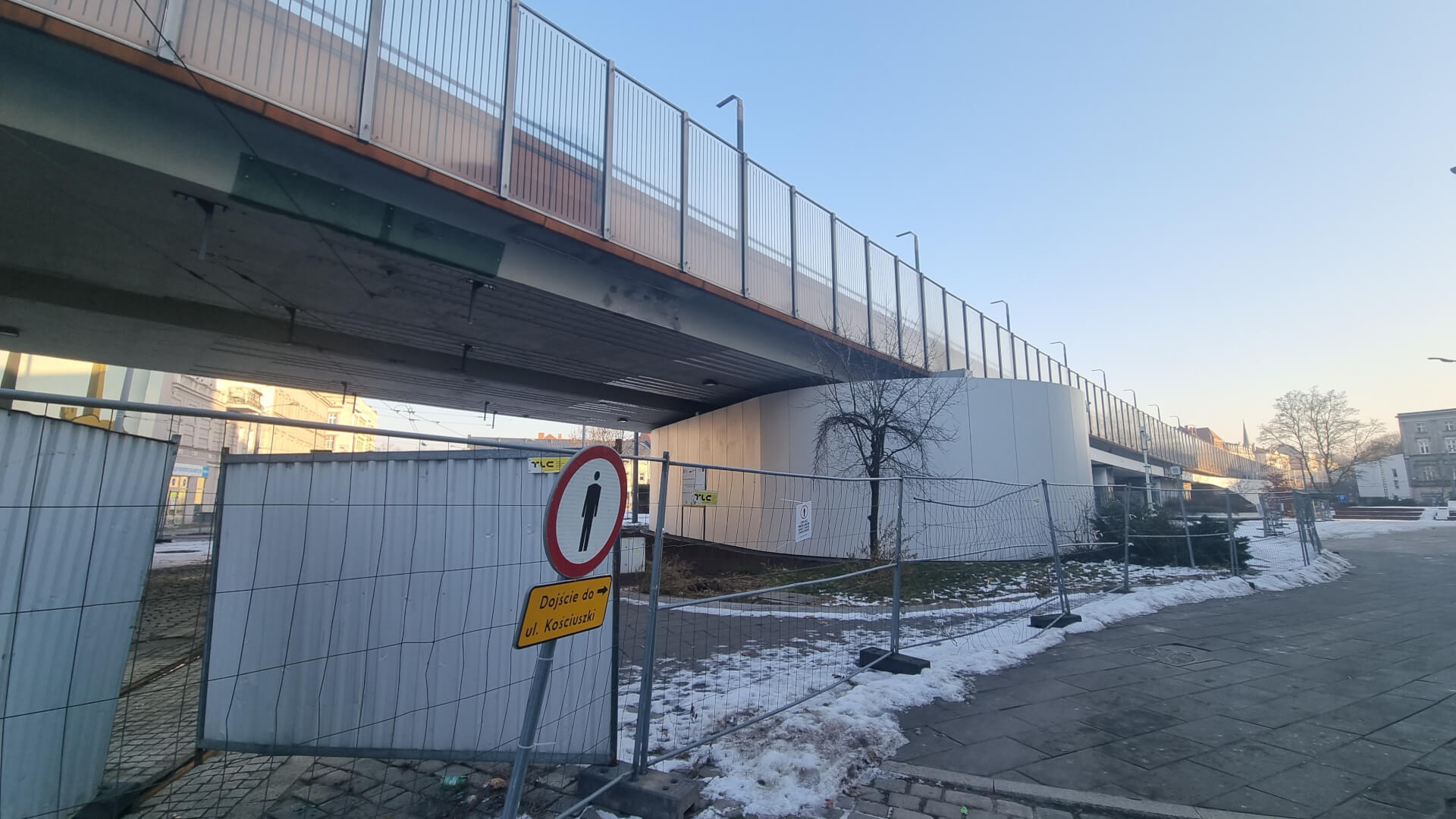Estakada w Chorzowie, 19 stycznia 2026 r.