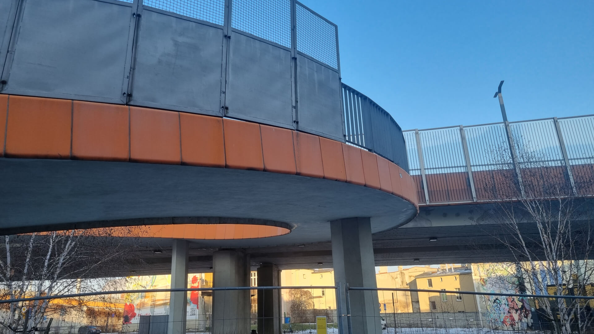 Estakada w Chorzowie, 19 stycznia 2026 r.