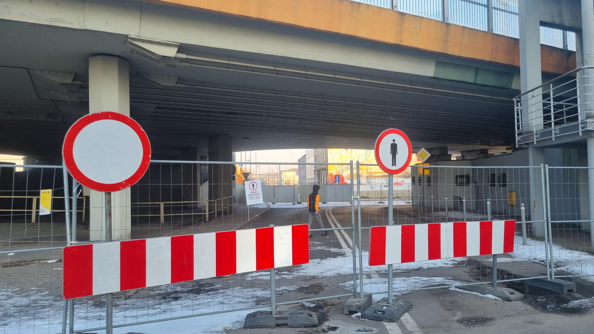 Estakada w Chorzowie, 19 stycznia 2026 r.